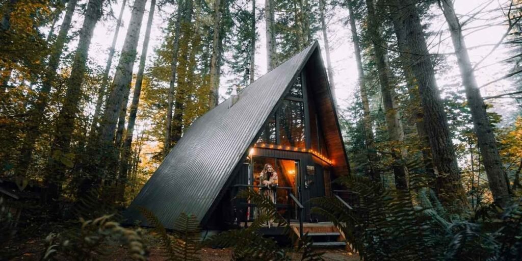 Oregon’s Leading Airbnb Listing Off-Grid A-Frame Cabin Captivates Travelers