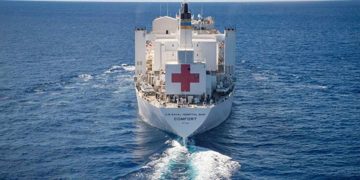 U.S. Navy’s 900‑Foot USNS Mercy Hospital Ship Docks in Portland for $90 Million Overhaul