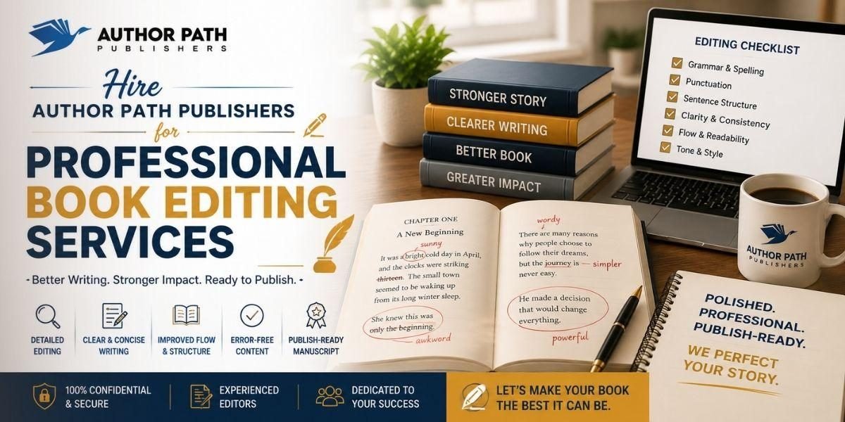 Hire Author Path Publishers for Professional Book Editing Services
