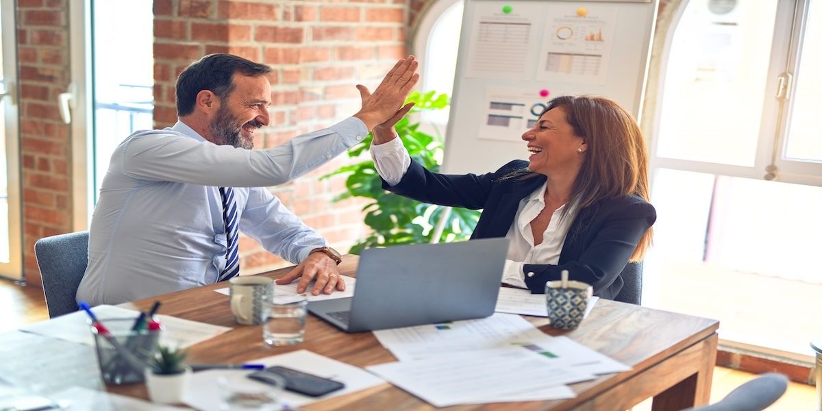 Image commercially licensed from https://unsplash.com/photos/man-in-white-dress-shirt-sitting-beside-woman-in-black-long-sleeve-shirt-376KN_ISplE