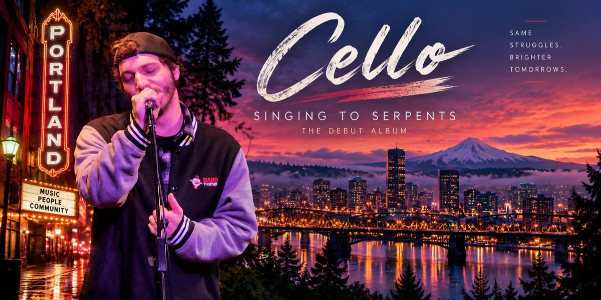 Rain, Restlessness and Redemption, Cello’s Singing to Serpents Finds Its Soul in Portland’s Beautiful Contradictions